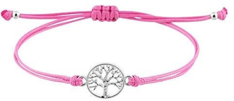 StarAppeal Lebensbaum Freundschafts Armband, Lebensbaum Armband mit Perlen in Silber und Gold, Größenverstellbar, Mädchen, Damen Armband, Handmade