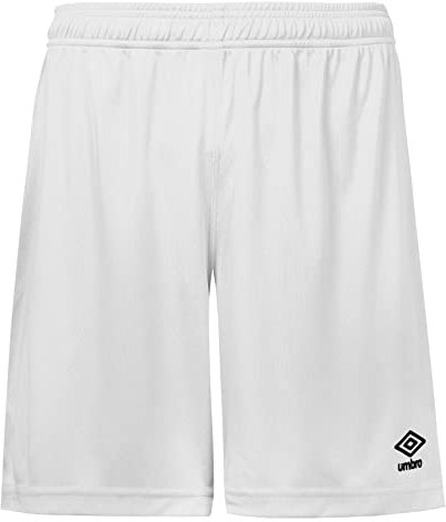 Umbro Herren Inter Soccer Shorts, Weiss/opulenter Garten, XL