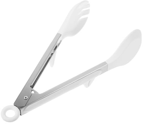 LALADEFIEE Silicone Food Clip Self-Locking Tongs Kitchen Tool Serving Tongs Bread Clamp BBQ Grilling Lightweight Easy Storage Comfortable Grip