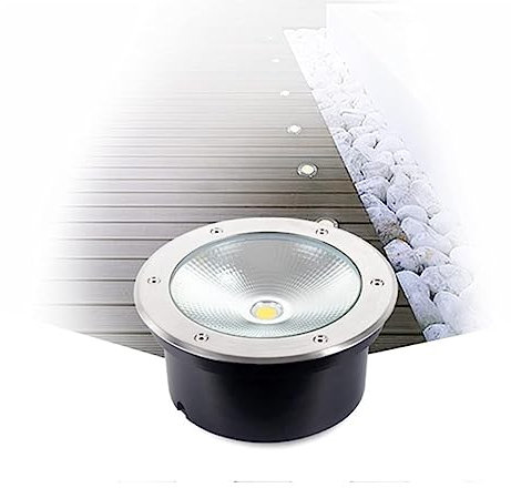 ZSLBGUYIAD Luci interrate per Esterni - Lampada da Giardino a LED da Terra, Luce da Giardino a LED da 20 W, Lampada da Giardino interrata Impermeabile IP67, per, terrazza, Gradino, Decorazione lumi