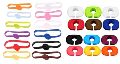 Whltzf Party Essential Silicone Glass Decors Fun Identificadores Bebida Silicona Accesorio Bebidas para Reconocimiento Bebidas Sin Esfuerzo Marcadores Vidrio Fáciles Limpiar