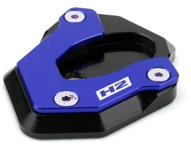 Motorrad Kickstand Seitenständer Für ZH2 Z H2 ZH 2 2019-2023 Motorrad CNC Kickstand Fuß Seitenständer Verlängerungspolster Stützplatte Vergrößern