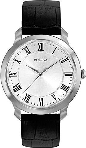 Bulova HerrenArmbanduhr Analog Quarz Leder 96A133