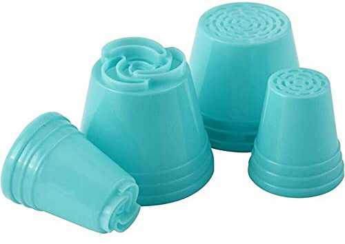 Wilton Easy Bloom Tip - Juego de 4 puntas para decoración de pasteles, flores, rosas y suculentas