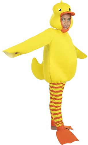 Funidelia | Quietscheentchen Kostüm für Jungen & Mädchen Tiere - Kostüme für Kinder & Verkleidung für Partys, Karneval & Halloween - Größe 3-4 Jahre - Gelb