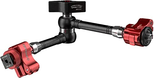 IFOOTAGE Magic Arm Clamp MA5-6, 11 Zoll, Einstellbare Reibungskraft, beweglicher Magic Arm mit 1/4 und 3/8 Gewindeschraube für DSLR-Kamera-Rig/LCD-Monitor/LED-Leuchten