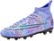 Csgkag Zapatillas de Fútbol para Hombre Botas de Fútbol Niños Spike Aire Libre Profesionales Atletismo Calzado de Fútbol Zapatos de Entrenamiento Deportivo de Fútbol,Morado,EU34