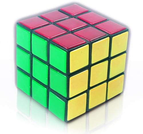 Zauber-Würfel Rätsel-Spiel Knobel-Würfel 3D Magic Cube Konzentrations- & Knobelspiel Klassischer Farbwürfel & Sudokuwürfel (Bunt)