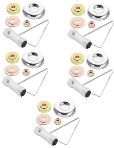 BESPORTBLE 5sets Lawnmower Blades Replacement Discs for Weeding Mower Wrench Grass Trimmer Attachments