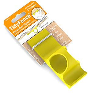 TidyFence – professionell standard staketbräda, distans för fjäderkantbrädor och stängningsbräda, staketkonstruktion (för 125 mm (5 tum) brädbredd)