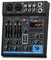 Depusheng M4 Professional Audio Mixer Sound Card Console Interface System 4 Channels USB Digital Bluetooth MP3 Computer Input 48V Phantom Power Stereo DJ Studio Streaming