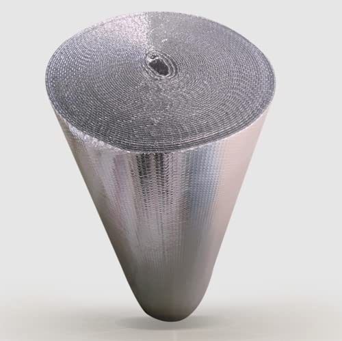 Selbstklebend Aluminium Dampfsperrfolie Dampfsperre Dach Innen Dampfsperre zur Dämmung Dampfsperrfolien zur Dachisolierung Dach dampfsperre sauna Dampfsperren,Dachisolierung (Size:1x20m/3.2x65.6ft)