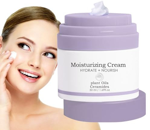 Idratanti per il viso da donna | Crema Lozione Idratante Delicata e di facile assorbimento | Crema per la pelle secca e grassa per la casa, i viaggi, i viaggi d'affari, il dormitorio, le Duqulle