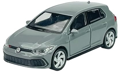 Welly VW Volkwagen Golf 8 VIII GTI 5 Türer Grau 8. Generation Ab 2019 ca 1/34-1/39 Metall Modell Auto Die Cast Neu im Kasten