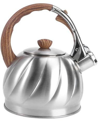 Vintage Wasserkocher 2l Automatischer Pfeifentopf Küchengerät zur Teezubereitung