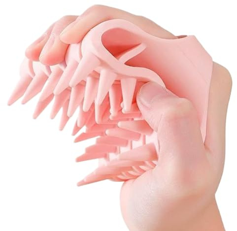 ,Cepillo Elástico Para Cabelludo - Cepillo De Masaje Portátil Para Champú En Seco Y Húmedo Para Todo Tipo De Cabello | Cepillo Masajeador De Silicona Para Cabelludo