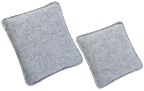 GARVALON 2 piezas Almohadillas de Fieltro Resistentes y Suaves para Aguja de Unidades y Base Duradera para Manualidades con Fieltro para Proyectos Creativos y Detallados