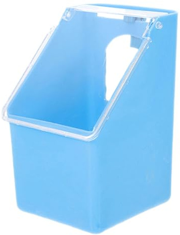 UKCOCO Box Multifunzione per Alimentazione Uccelli Coperchio, Mangiatoia e Contenitore per Acqua e Materiale Granuloso per Piccioni