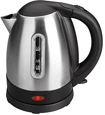 Lacor 69277 Elektrische Wasserwarmer 1,7 L 2400 W | Aus lebensmittelechtem Edelstahl gefertigt; hohe Korrosionsbeständigkeit und Haltbarkeit im täglichen Gebrauch