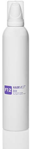 HAIRMED - F12 Mousse Capelli Professionale Tenuta Media - Spuma Volumizzante Capelli Mossi - 300 ml