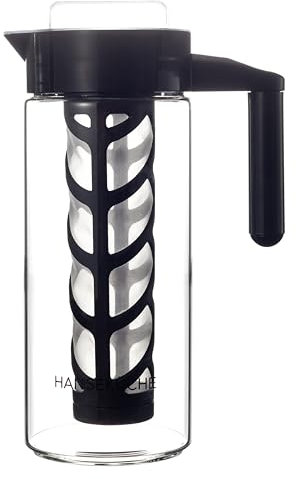 Hanseküche Cafetera de cristal de 1,2 L, con filtro mejorado, edición 2024