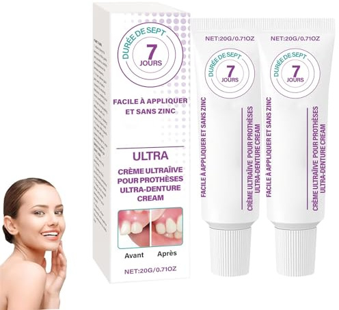 Thermoplastischer Zahnprothesenkleber,Zahnhaftmittel Denture Fixative Zahnprothesenhaftgel Für Zahnprothesen Prothesenfixierungsmittel Thermoplastic für Frauen Männer und Erwachsene (2)