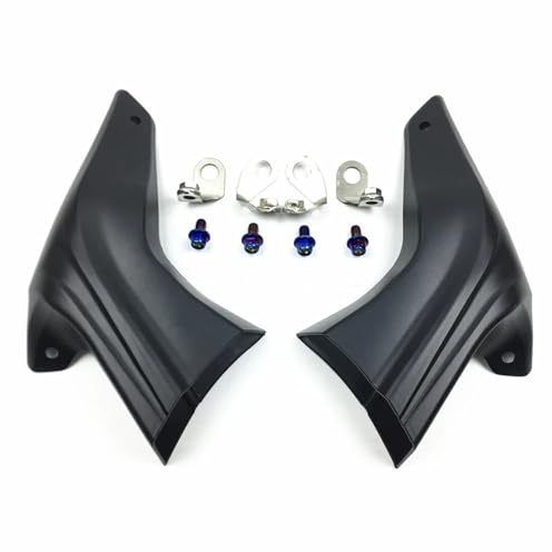 BYGRPLI Conducto de Aire de Pinza de Freno Conductos de refrigeración de Aire de Freno de Motocicleta compatibles con S1000RR, S1000XR, R1250GS, 1200R y R1200RS. Incluye Kit de Montaje.(Matt Black)