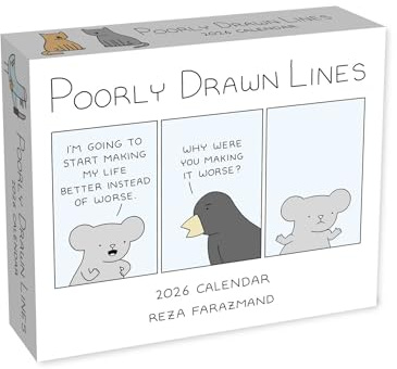 Poorly Drawn Lines 2026 Day-to-Day Calendar