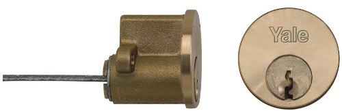 Yale B-1109-CH Cilindro di Ricambio Adatto per Porte da 38-57 mm, 2 Chiavi in Dotazione, Finitura cromata, 2 Keys