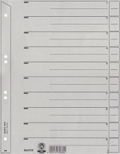 1 X LEITZ Trennblätter A4 Karton z.Ausschn gr 6097-00-85