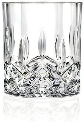 RCR Cristalleria Italiana S.p.a. Linea Opera | Bicchieri da Acqua in Vetro Moderni Set 6 Bicchieri di Cristallo da 21 Cl