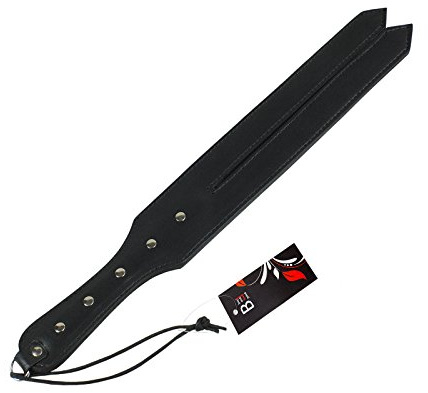 HANDGEFERTIGTE KLATSCHEN 48,0 cm BDSM [100% Büffelleder] Paddel I Peitsche | Sex Spielzeug für die Paare I Domina I Paddle I Flogger I Whip I Bondage I Sex Toy I BDSMS Spielzeug extrem für Frauen I BDSM