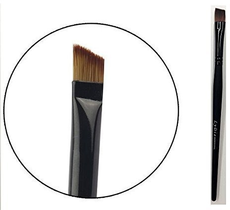 LyDia® Professional Black Flat Angled Eye Brow/Eyeliner/Eyeshadow Makeup Cosmetic Brush (flat angled eyebrow brush)