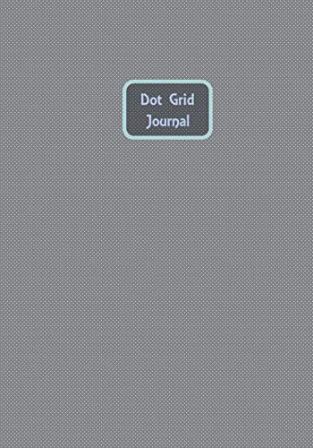 Dot Grid Journal: Grey Linen Effect - 7x10 dotted grid notebook with 175 dot grid pages on white paper. Ideal for Journaling, Diaries, Drawing and much more