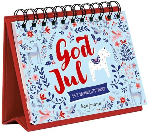 God Jul: 24 x Weihnachtszauber (Adventskalender für Erwachsene: Ein Aufstell-Buch)
