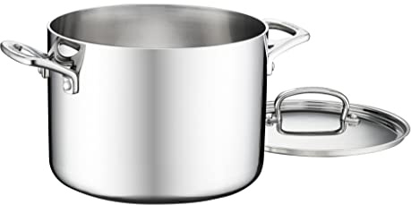Cuisinart FCT66-22 French Classic Tri-Ply Stainless 6-Quart Stockpot with Cover