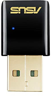 ASUS USB-AC51 AC Dual-Band Wireless-AC600 USB Adapter, WPS, Graphical Easy Interface