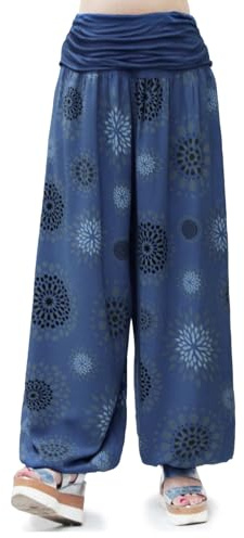 GLAMEXX24 Pantaloni Harem Donna, Larga Casual Pantaloni da Yoga con Tasche, Estivi Pantaloni Sportivi Leggeri per Jogging, Danza, Pilates