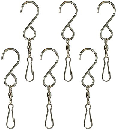 In the Breeze SB30 6 PC Edelstahl Hang-It S Haken mit Kugellager Drehgelenk