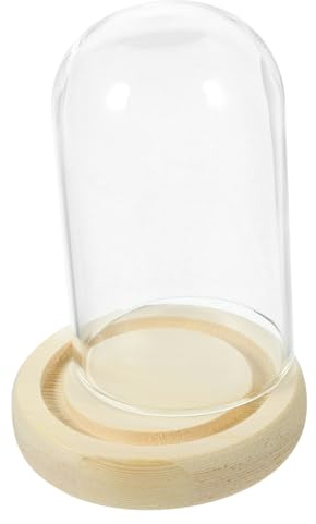 VOSAREA 1pièce Cloche u Shape Avec Base Couvercle Multifonctionnel Pour Gâteaux Bijoux Et Plantes Couleur De Base Aléatoire