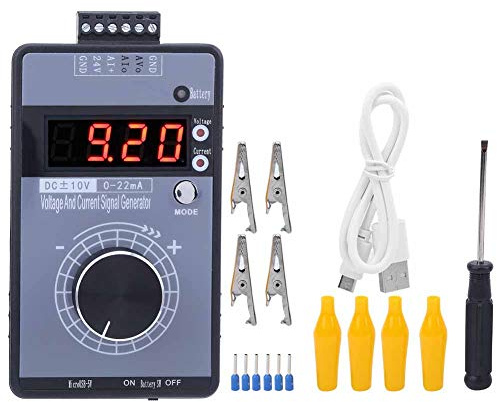 Spannungsstromsignalgenerator, Hanheld 0‑10V 0‑22mA Digitaler Signalgenerator Einstellbare Stromspannung Analoger Simulator