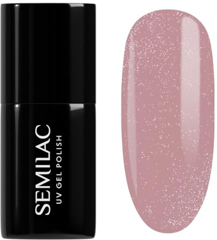 Semilac UV Nagellack Hybrid 320 Shimmer Dust Beige 7ml