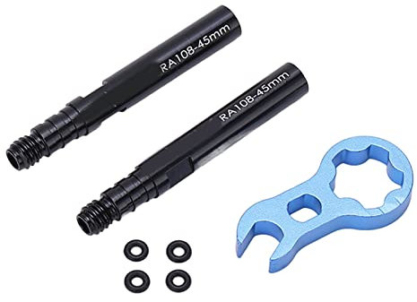 CUEA Französische Ventilverlängerung, Doppeldichtungsventilverlängerung für Rennrad(45mm)