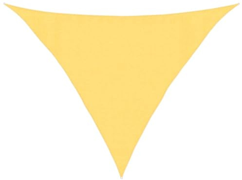 vidaXL Vela Parasole 160 g/m² Beige 3,5x3,5x4,9 m in HDPE