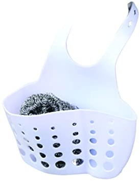 PARENCE - Panier Suspendu pour évier de Bain et Cuisine Accroche Robinet avec Support