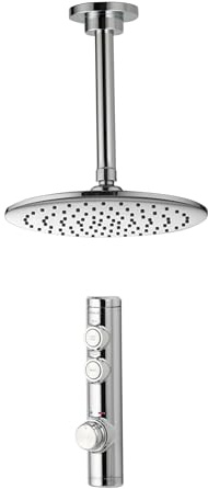Aqualisa ISD.A1.BFC.23 iSystem Smart Shower Concealed with Ceiling Fixed Head - for HP/Combi Systems