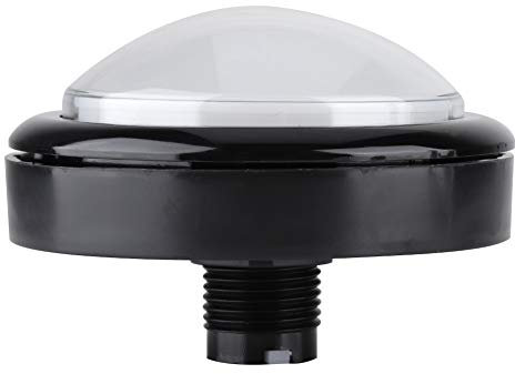 Botones Pulsadores Lámpara de Luz LED de 100 Mm Botones Pulsadores Redondos Grandes para Videojuegos Interruptor Pulsador para Reproductor de Videojuegos para Juegos de Máquinas