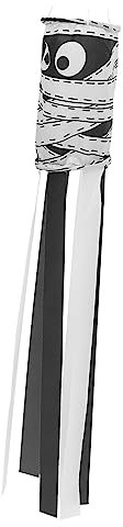 KOMBIUDA Halloween Ghost Windsock Flag Garden Hanging Decor for Outdoor Halloween Decorations Easy to Install for Parties and Haunted Houses