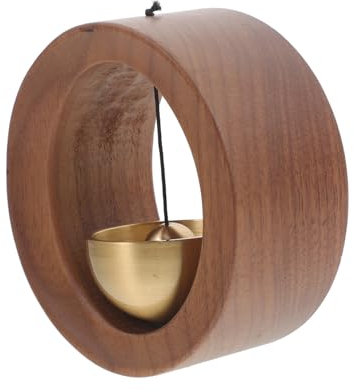 Uonlytech Türklingel Aus Holz -glocke Haustür-dekoration Eingangsbereich-glocke Wohnzimmer-ornament Funktionale Türklingel Für Zuhause Und Geschäft