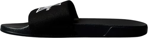 Calvin Klein ESS SLIDE CV YM0YM01393 - Sandalias para hombre, color negro (triple negro), talla 7, Negro Triple Negro, 40 2/3 EU